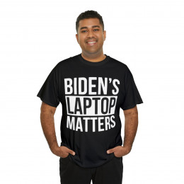 Biden's Laptop Matters Unisex Heavy Cotton Tee